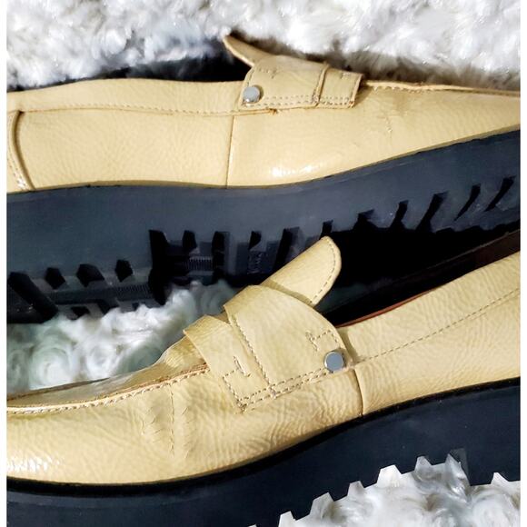 Franco Sorto Tan Platform Loafer Size 6 Office Back to School Cabincore Retro - Picture 8 of 9